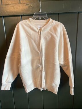 One Wednesday Zip-Front Sweatshirt Jacket